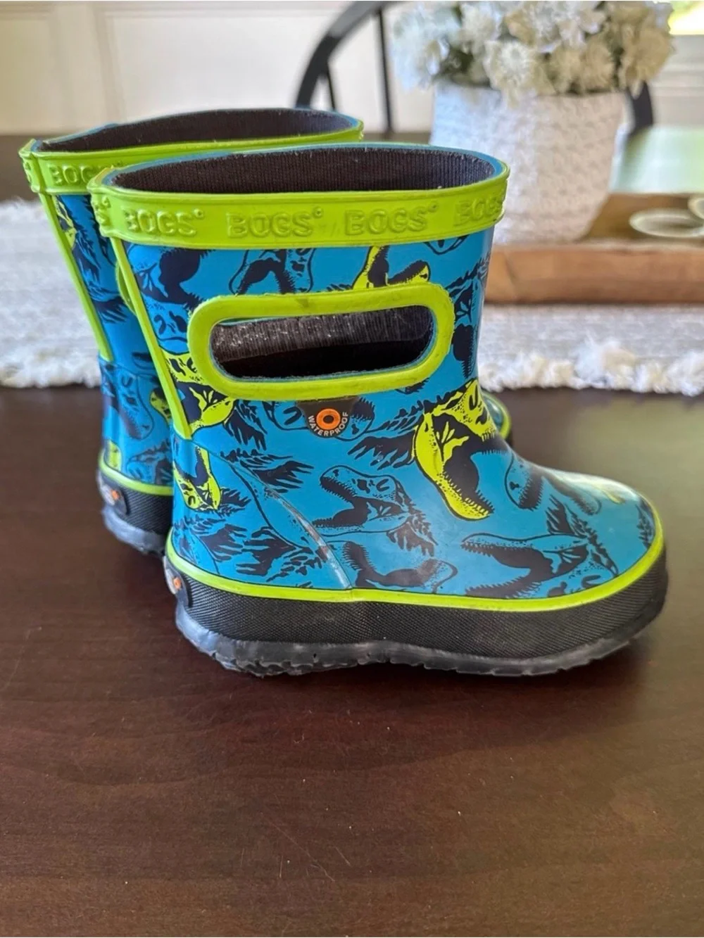 Bogs Kids' Dinosaur Rain Boots